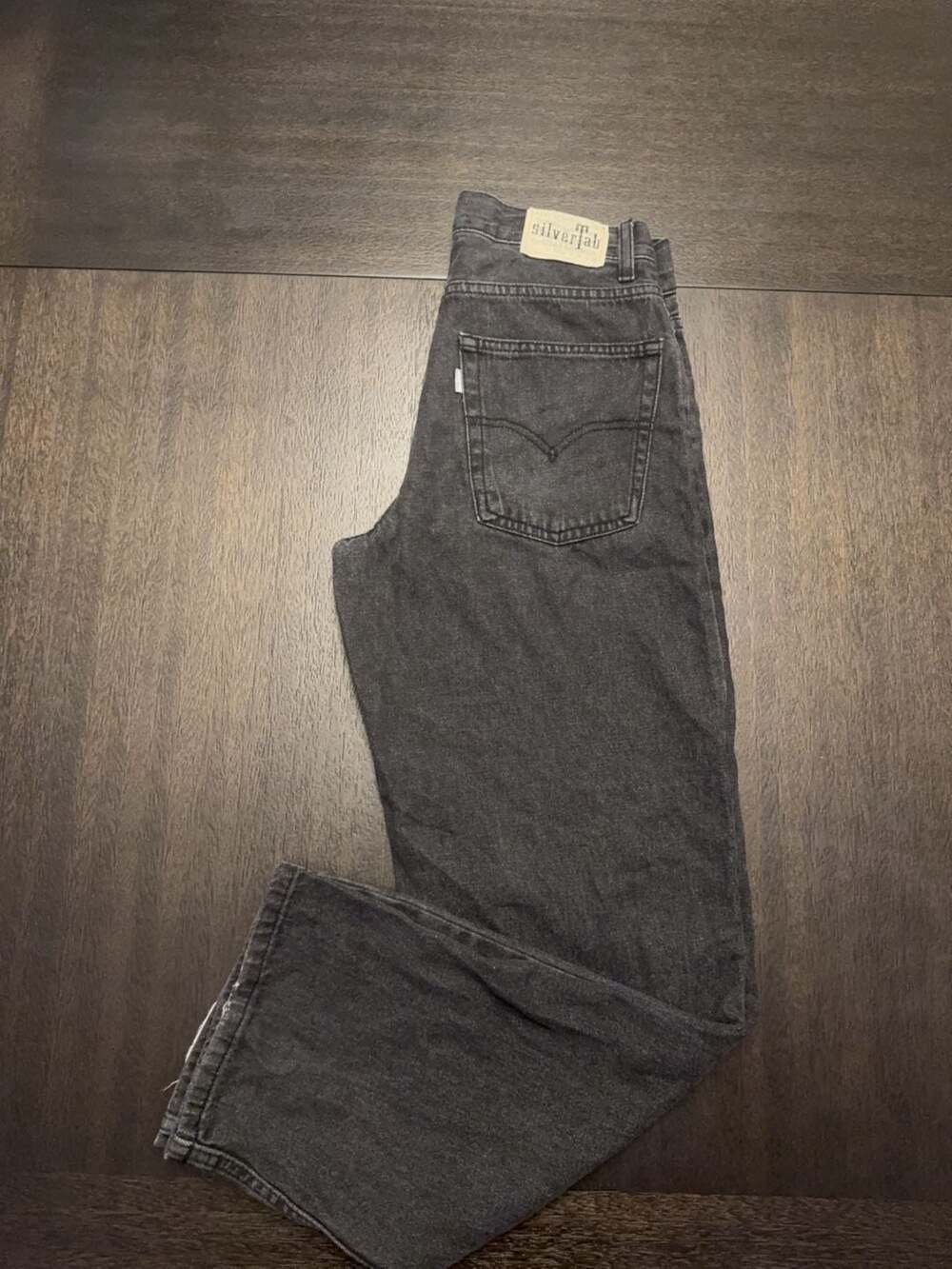 Levi's SilverTab Black Denim Jeans Size 16 REG W28 L30